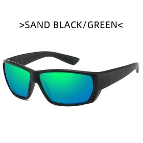 Sports Polarized Sunglasses For Men Cycling Driving Fishing 100% UV Protection (Lenses Color: C3)