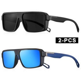 CRIXALIS Classic Square Polarized Sunglasses for Men Women Fashion Sports Sunglasses Male Vintage Outdoor Driving Fishing Shades (Lenses Color: C21, Frame Color: other)