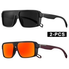 CRIXALIS Classic Square Polarized Sunglasses for Men Women Fashion Sports Sunglasses Male Vintage Outdoor Driving Fishing Shades (Lenses Color: C20, Frame Color: other)