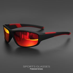 Sports Polarized Sunglasses for Men Lightweight Night Vision Male Shades Cycling Driving Fishing Fashion Mirror Sunglass UV400 (Lenses Color: C3)