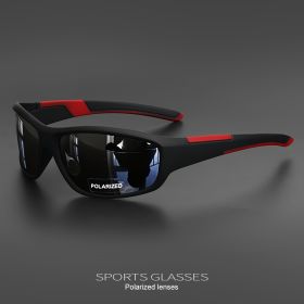Sports Polarized Sunglasses for Men Lightweight Night Vision Male Shades Cycling Driving Fishing Fashion Mirror Sunglass UV400 (Lenses Color: C4)