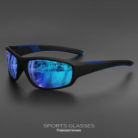 Sports Polarized Sunglasses for Men Lightweight Night Vision Male Shades Cycling Driving Fishing Fashion Mirror Sunglass UV400 (Lenses Color: C1)