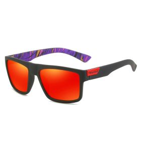 Fashion Vintage Square Polarized Sunglasses Men Women Driving Fishing Luxury Brand Designer Sun Glasses Driver's Eyewear UV400 (Lenses Color: C4)