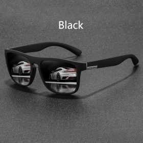 Fashion Vintage Polarized Square Sunglasses Men Women Fishing Driving Man Luxury Brand Designer Sun Glasses Retro Eyewear UV400 (Lenses Color: black)