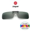 VIVIBEE Siamese Men Square Clip on Polarized Night Driving Glasses with Yellow 2023 Fishing Women Sunglasses Clips