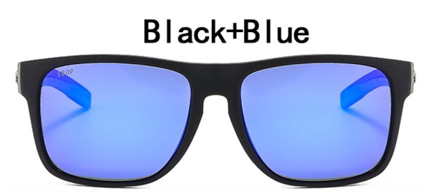 Brand Design Polarized Sunglasses Men Women Classic Driving Fishing Square Sun Glasses for Men Male Spearo Goggle UV400 Gafas (Lenses Color: C2, Frame Color: Without Packing)