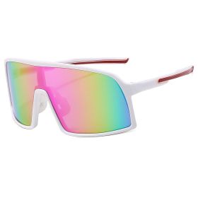 MTB Polarized Large Frame UV400 Polarized Sports Cycling Bike Glasses Men Women TR90 MTB Baseball Running Fishing Sunglasses (Lenses Color: C7)