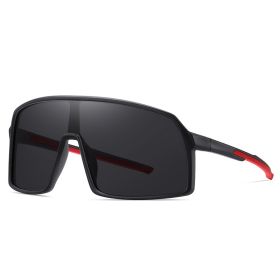 MTB Polarized Large Frame UV400 Polarized Sports Cycling Bike Glasses Men Women TR90 MTB Baseball Running Fishing Sunglasses (Lenses Color: C6)
