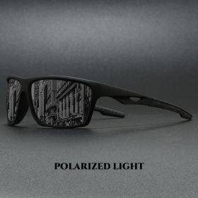 2025 New Sports Polarized Sunglasses Wraparound Design Multicolor Coated Lenses Unisex UV Protection for Driving Fishing Durable (Lenses Color: C1)