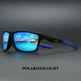 2025 New Sports Polarized Sunglasses Wraparound Design Multicolor Coated Lenses Unisex UV Protection for Driving Fishing Durable (Lenses Color: C3)