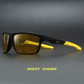 2025 New Sports Polarized Sunglasses Wraparound Design Multicolor Coated Lenses Unisex UV Protection for Driving Fishing Durable (Lenses Color: C5)