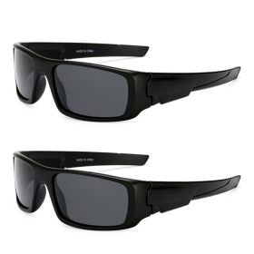 Square Vintage Sunglasses Men Women Retro Luxury Brand Designer Rectangle Sun Glasses For Driving Fishing UV400 Eyewear Shades (Lenses Color: 2C1)