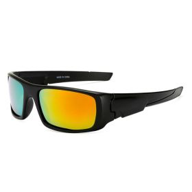 Square Vintage Sunglasses Men Women Retro Luxury Brand Designer Rectangle Sun Glasses For Driving Fishing UV400 Eyewear Shades (Lenses Color: C3)
