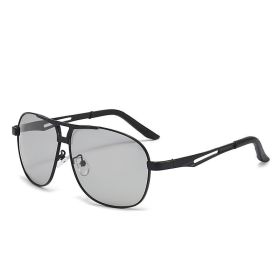 Day and Night Color-changing Sunglasses Polarized Sunglasses Men Fishing Driving Driving Sunglasses (Lenses Color: B photochromic)