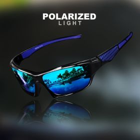 1/3PCS Sports Polarized Sunglasses for Men Lightweight Night Vision Male Shades Cycling Driving Fishing Fashion Mirror Sunglass (Lenses Color: C4)