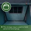 Trustmade Luxurious Triangle Aluminium Black Hard Shell Grey Rooftop Tent for Camping
