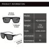 Fashion Polarized Sunglasses For Men And Women Luxury Driving Fishing Trip Vintage Square Sunglasses For Men UV400 Glasses