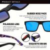 Fashion Vintage Square Polarized Sunglasses Men Women Driving Fishing Luxury Brand Designer Sun Glasses Driver's Eyewear UV400