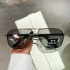Vintage Pilot Polarized Sunglasses Men 2024 Fashion Driving Fishing Outdoor Trendy Photochromic Lens Sun Glasses For Female