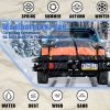 Trailer Hitch Cargo Carrier 500 Lbs,Heavy Duty Hitch Basket,Folding Cargo Carrier Hitch Mount Fits 2" Hitch Receiver with Waterproof Cargo Bag