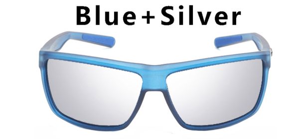 Rinconcito Brand Polarized Sunglasses Men Oversized Flexible Frame Square Male Sun Glasses For Driving Fish Goggle 580P (Lenses Color: C5, Frame Color: Without Packing)