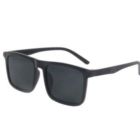 Black Leopard Square Frame Anti Blue Ray Polarized Sunglasses for Men and Women Outdoor Fishing Driving (Lenses Color: C3)