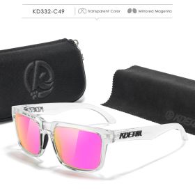 Fabulous Look KDEAM Sunglasses Men UV Blocked And Polarized Sunglasses Women For Fishing Driving Hiking With Zipper Case (Lenses Color: C49)