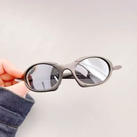 High Quality Polarized Sunglasses for Women European American Style Men Sun Glass Fishing Mountaineering Women's Sun Glasses (Lenses Color: Black Silver)