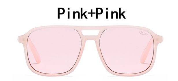 Oversized Mirror Women Sun Glasses for Women/Men Quay On the Fly Sunglasses Shades Gafas UV400 Fashion Sunglasses Women (Lenses Color: C4, Frame Color: With Packing)