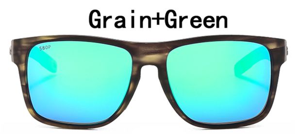 Brand Design Polarized Sunglasses Men Women Classic Driving Fishing Square Sun Glasses for Men Male Spearo Goggle UV400 Gafas (Lenses Color: C7, Frame Color: Without Packing)