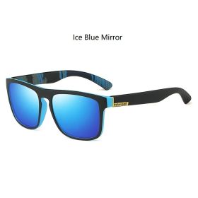 Classic Square Vintage Sport Polarized Sunglasses For Men Women Luxury Brand Designer Sun Glasses Driving Fishing UV400 Eyewear (Lenses Color: 733(Ice Blue Mirror))