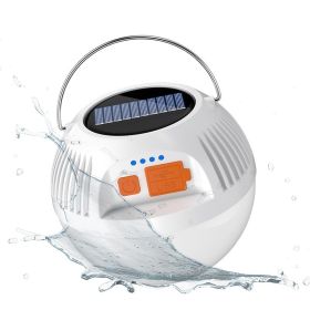 Outdoor Solar Spherical Emergency Light; Portable USB Rechargeable Camping Light; For Tent (size: M)