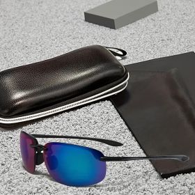 "Polarized Pilot Sunglasses - Sport Sunglasses for Fishing Golf Surfing Driving UV400 Protection" (Color: c4)