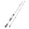 Sougayilang 2 Sections 1.8m Spinning Fishing Rod Casting Rods EVA Grip Smooth Transition Fishing Pole Travel Fishing Rod