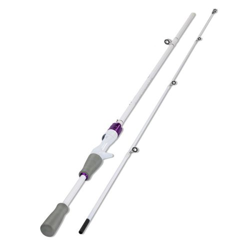 Sougayilang 2 Sections 1.8m Spinning Fishing Rod Casting Rods EVA Grip Smooth Transition Fishing Pole Travel Fishing Rod