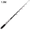 Mini 1.0m-2.3m Portable Telescopic Fishing Rod Spinning Carbon Fish Hand Fishing Tackle Sea Rod Fishing Pole