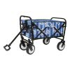 Minimeetall Colorful Collapsible Foldable Wagon Cart with strapping system, Beach Wagon