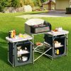 1PC Folding Camping Table with Storage Organizer