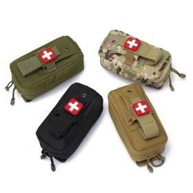 Tactical Medical EDC Pouch EMT Emergency Bandage Tourniquet Scissors IFAK Pouch First Aid Kit Survival Bag Military Pack (Color: Army Green)