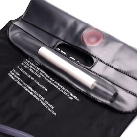 Camping equipment shower bag water storage bag outdoor camping shower bag folding water bag (size: 25L)