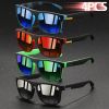 4PCS Fashion Vintage Square Sunglasses Men Women Fishing Driving Man Luxury Brand Designer Sun Glasses Anti-Glare Retro Eyewear