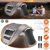 5-8 Person Pop Up Tent Automatic Setup Camping Tent Waterproof Instant Setup Tent with 4 Mosquito Net Windows Carrying Bag for Hiking Climbing Adventu