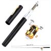 2 Set Pocket-Sized Pen Style Fishing Rod - Compact, Portable, and Ultra-Lightweight for Ice Raft, Bridge